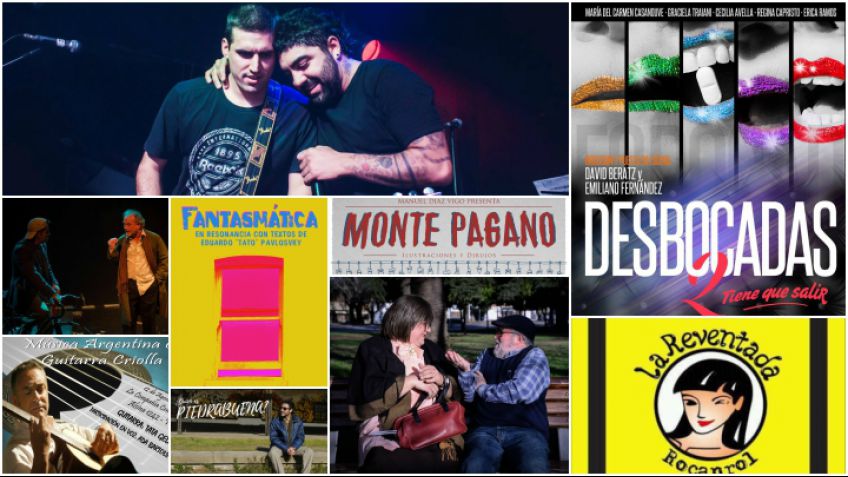 La actividad artística del fin de semana
