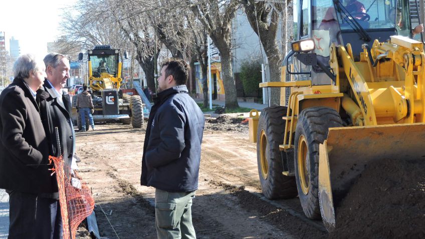 Tras las elecciones, a trabajar: supervisaron obras de infraestructura vial
