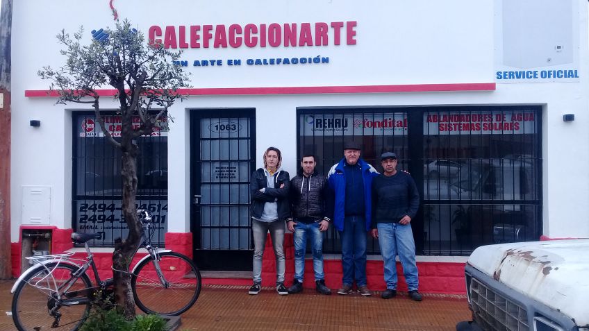 CalefaccionArte, el sueño de Daniel Tolosa y Carlos Alonso