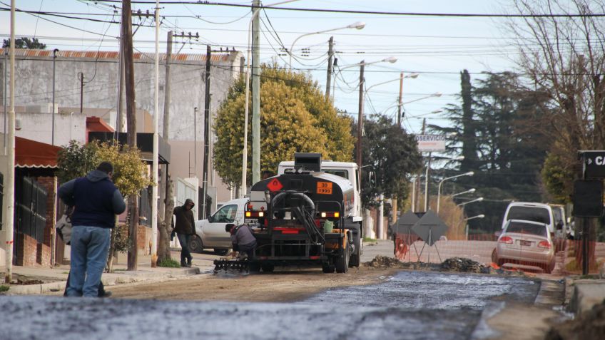 Se terminaron algunas cuadras pero se continúa con la repavimentación