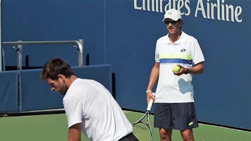 Del Potro jugará el US Open con entrenador