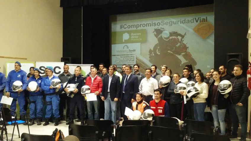 Se realizó una charla sobre el uso responsable de moto vehículo