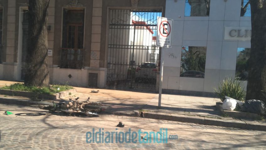 Un motociclista herido en choque por alcance
