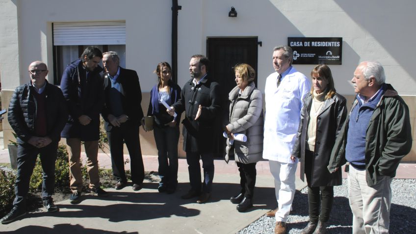 Se inauguró la casa de residentes del Hospital Santamarina