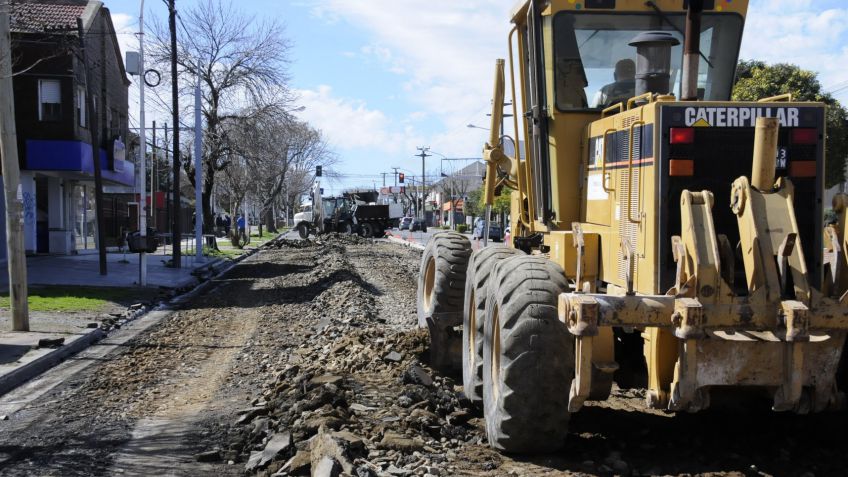 Pisaron el acelerador en la repavimentación de Avellaneda
