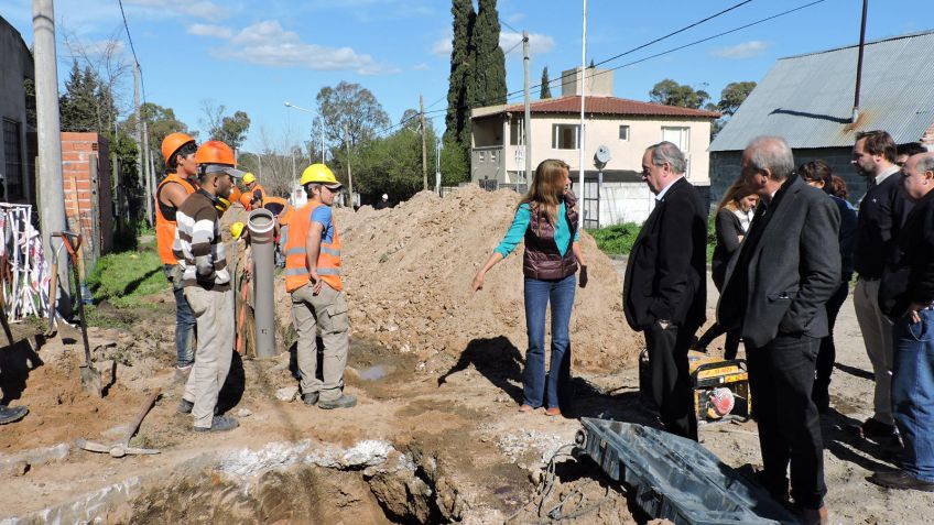 La Subsecretaria de Hábitat de Nación llegó para supervisar las obras de urbanización