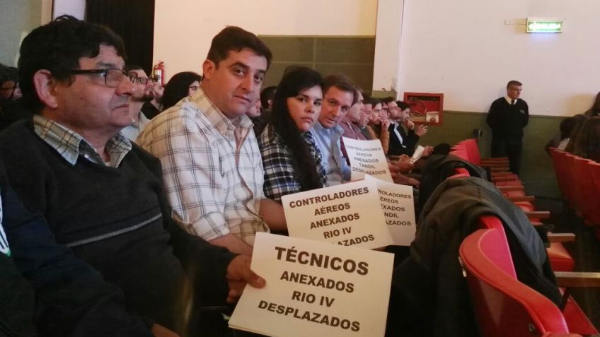 Controladores aéreos reclamaron en la audiencia por las nuevas rutas 