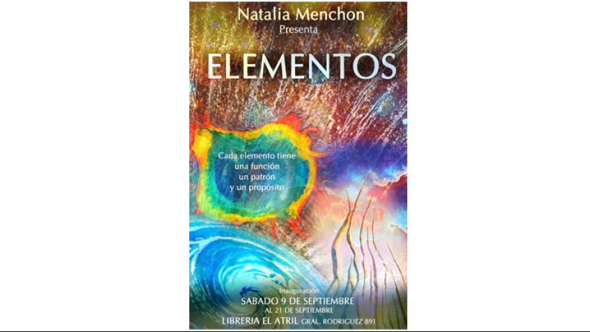 Natalia Menchón presenta "Elementos" en El Atril
