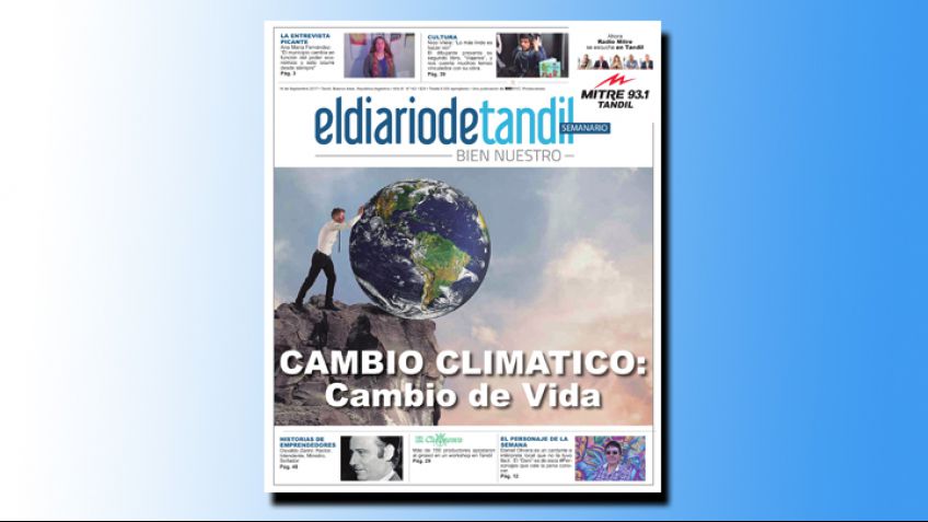 "Cambio climático: cambio de vida", la tapa del Semanario