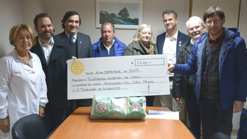 El Hospital de Niños recibió la donación de $100 mil 