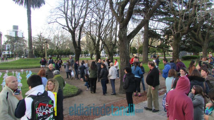 Bajo el lema "Tandil defiende a la vida", vecinos marcharon contra el aborto