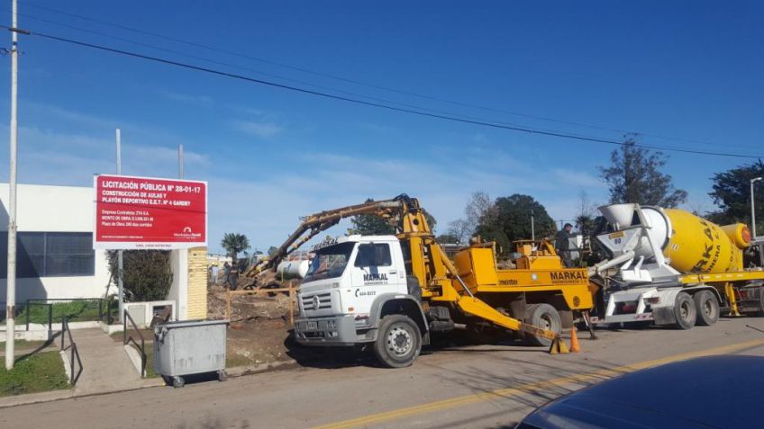El Municipio avanza con las obras en la Escuela Técnica  4 de Gardey
