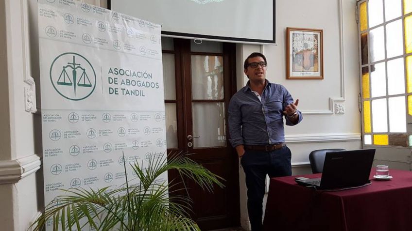 El Dr. Rodrigo Bionda abrió el "Ciclo de Charlas" organizado por la Asociación de Abogados de Tandil