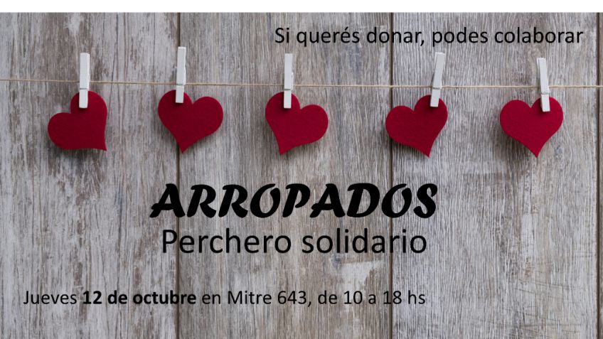 Arropados, el perchero solidario de Estrella de Belén