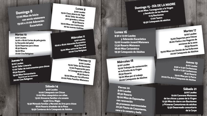 Continúan las actividades en la Carpa Misionera, bajo el lema "traigo la paz a tu casa"