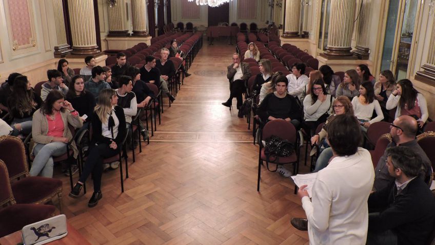 Los ganadores del Concurso Mercosur en la escuela compartieron su experiencia con los nuevos participantes