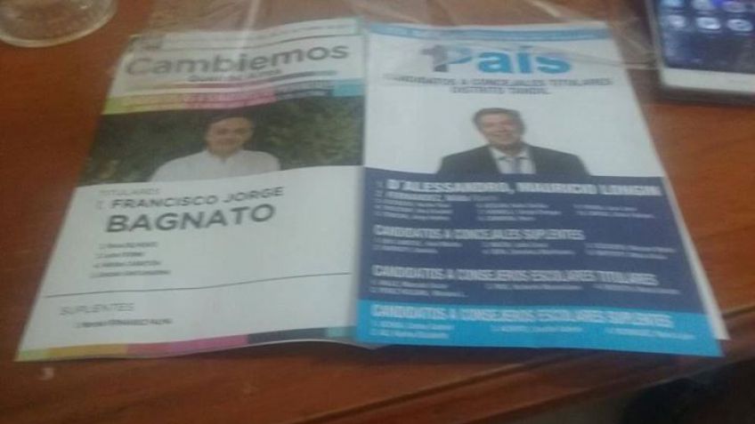 Cambiemos alerta sobre un "infiltrado" en sus boletas