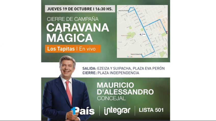 Dalessandro y su "Caravana mágica"