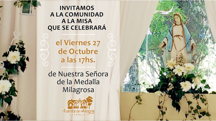 Misa e Imposición del Manto de la Virgen de la Medalla Milagrosa  y del Espíritu Santo
