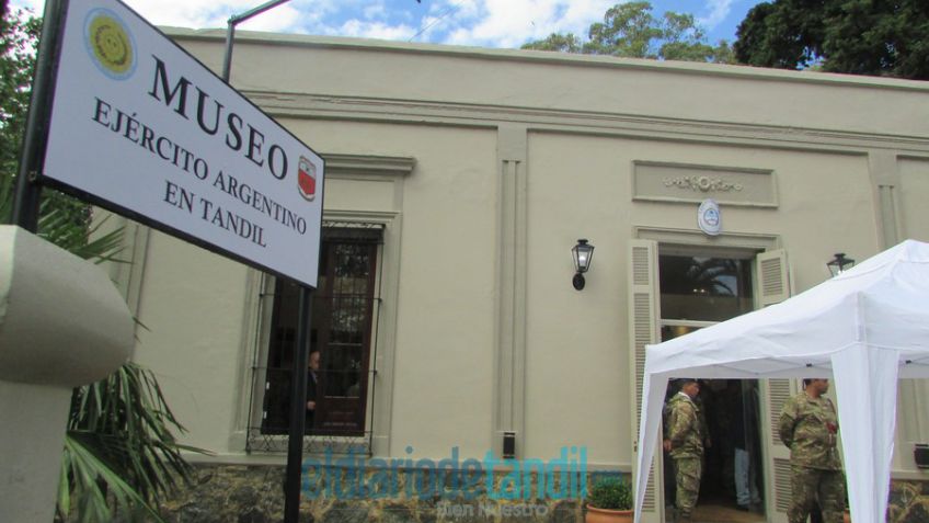 Al pie de la Movediza, el Ejército inauguró su museo