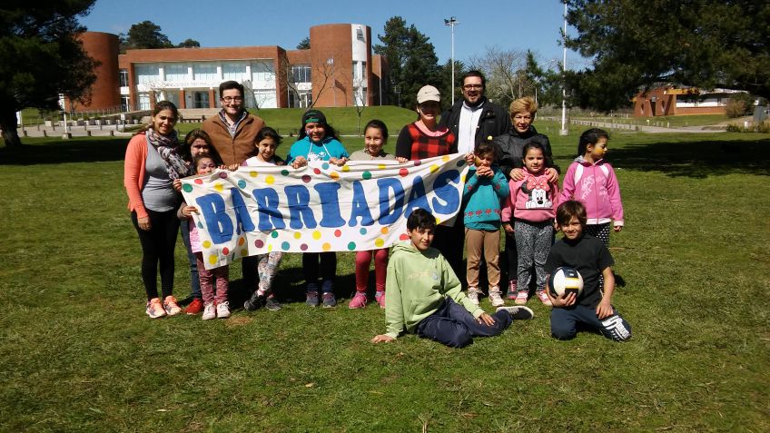 Los chicos de Barriadas recorrieron el campus universitario