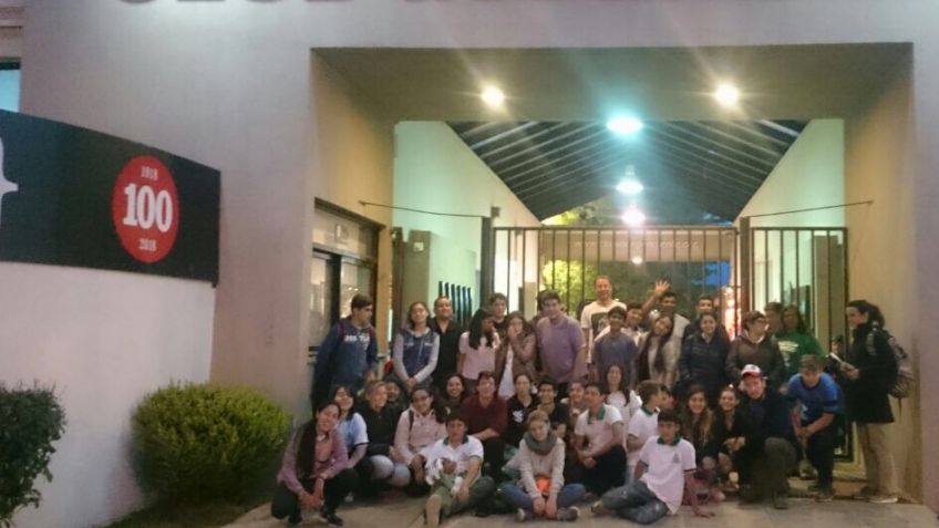 Leandro Maly brindó una charla motivacional a alumnos de una escuela rural de Oriente