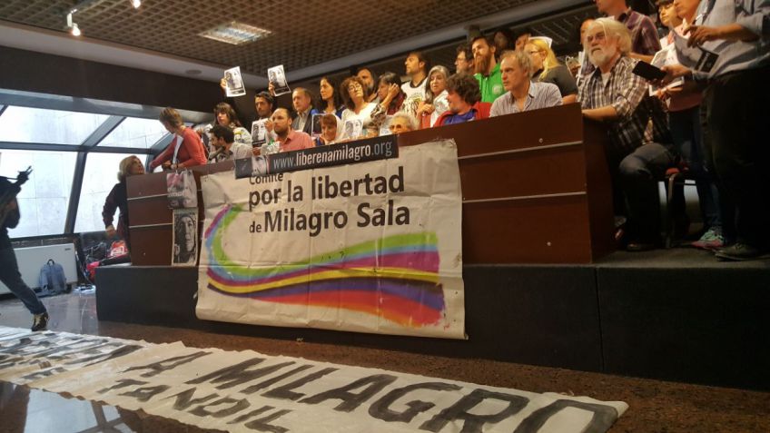 Participación en el Comité libertad a Milagro Sala