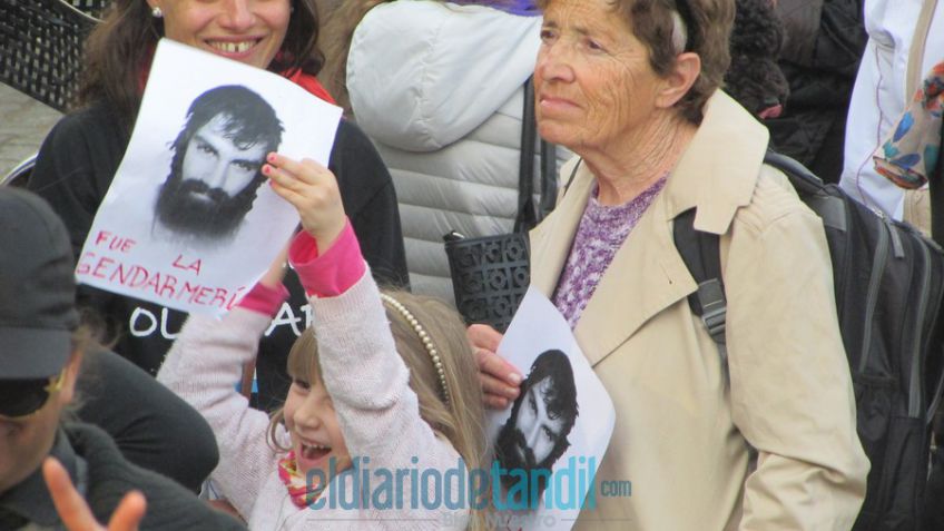 En Tandil también se marchó pidiendo justicia por la muerte de Santiago Maldonado