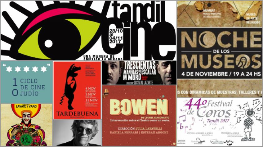 Variada agenda cultural para el fin de semana