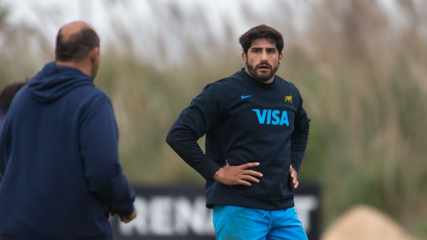 Con Bruni que "no puede creerlo", Los Pumas están en Inglaterra