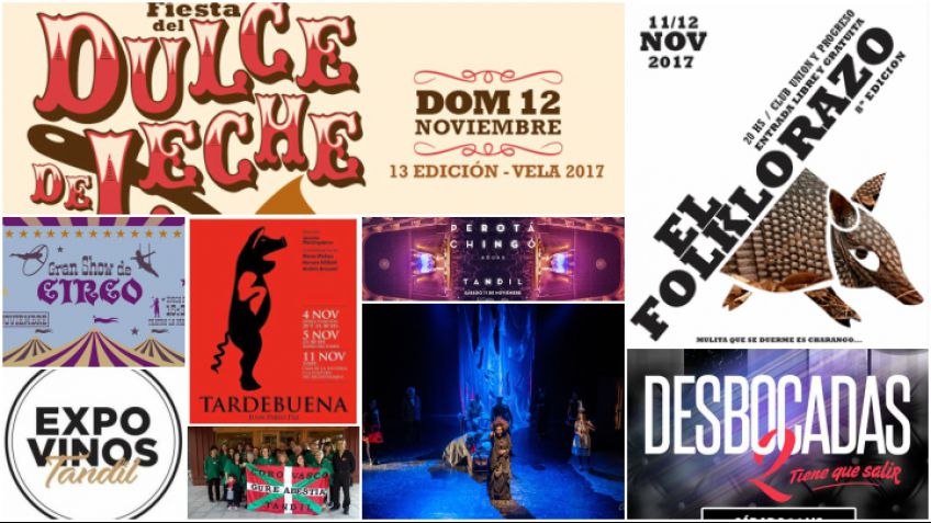 Toda la actividad artística del fin de semana
