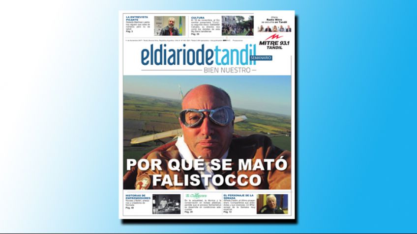 "Por qué se mató Falistocco", la tapa del Semanario
