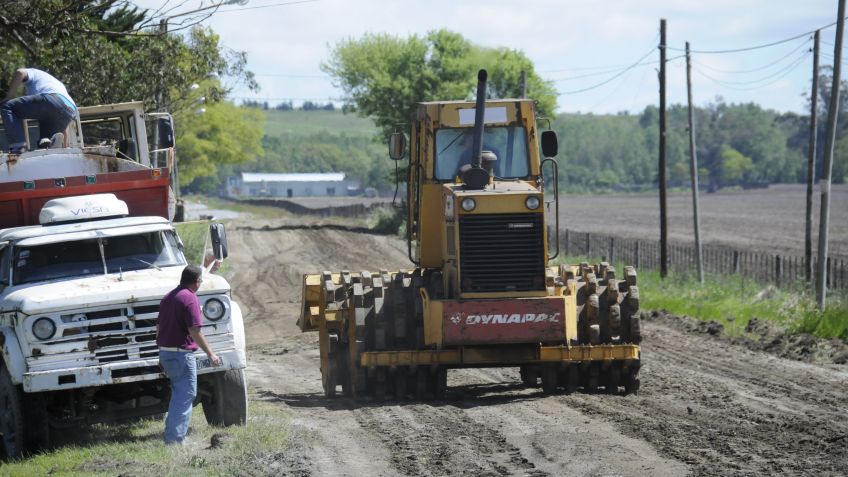 Se inició una obra ansiada: repavimentación del acceso a Cerro Leones