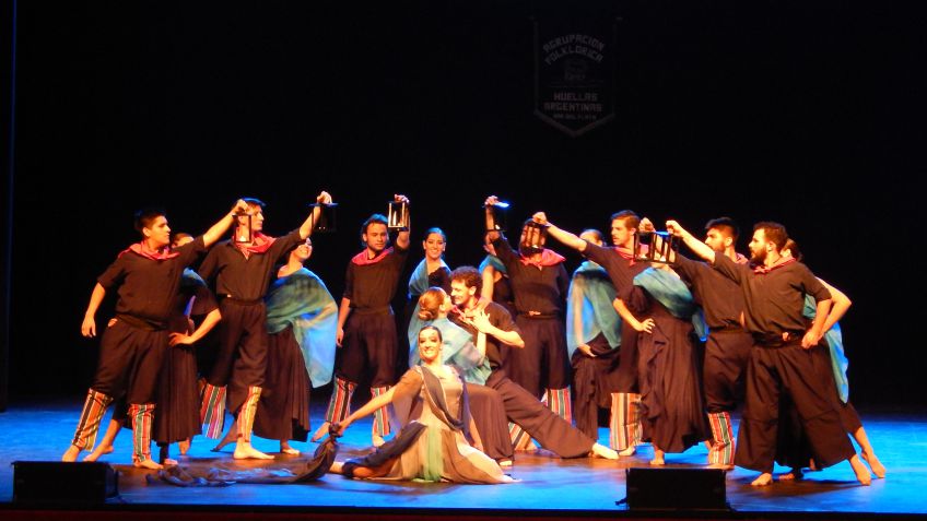 El Ballet Mayor de la Peña El Cielito en Mar Del Plata 