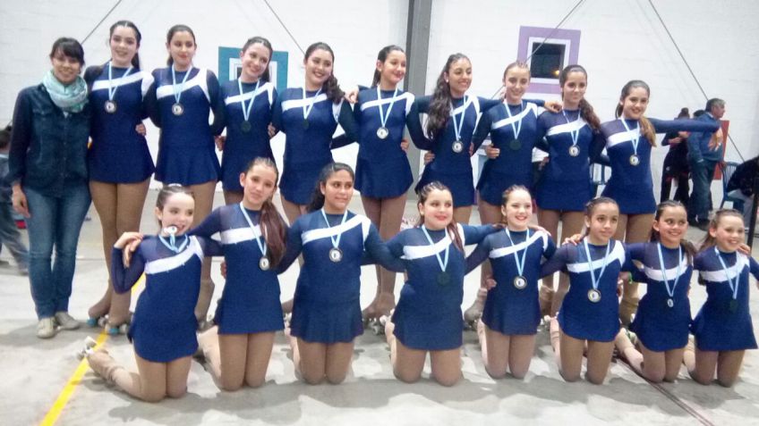 Excelentes resultados para las patinadoras del Club Gimnasia