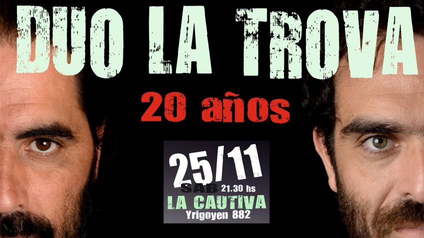 El Dúo la Trova festeja sus 20 años en Tandil