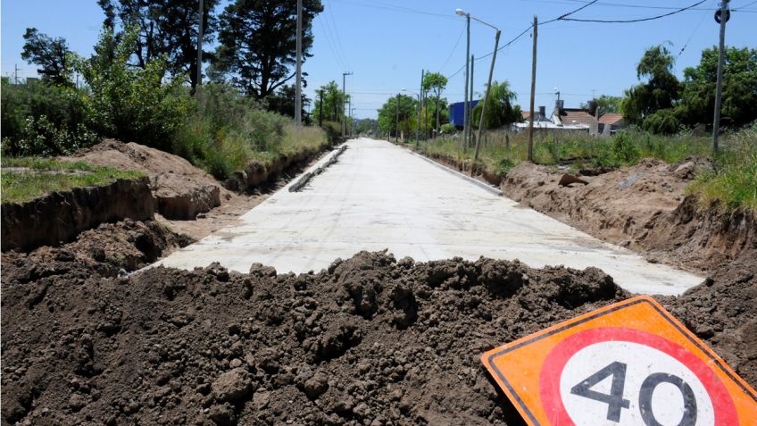 Avanzan obras viales en distintas zonas