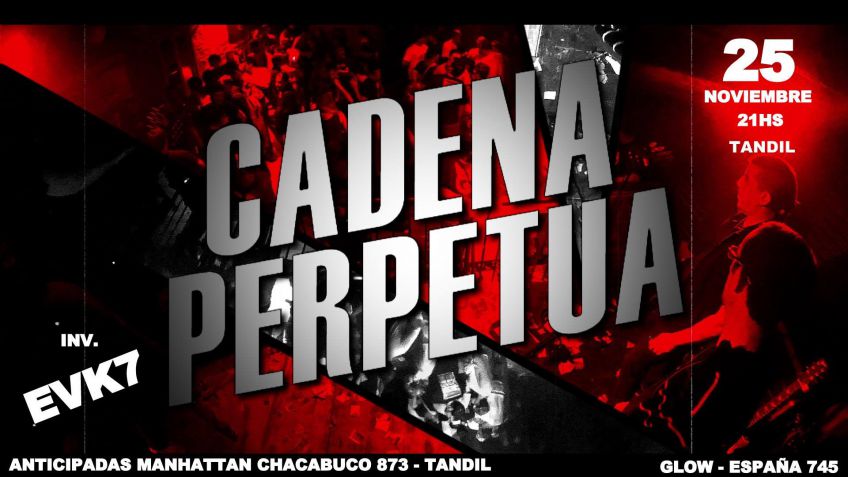 Ganadores de entradas para ver a Cadena Perpetua