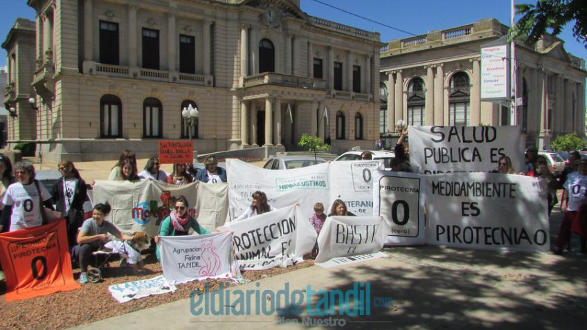 "Pretendemos que la gente entienda que no hay un uso responsable de la pirotecnia, hace mal"