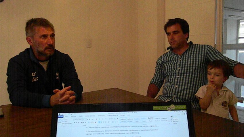 Dos jóvenes técnicos en una ansiada final