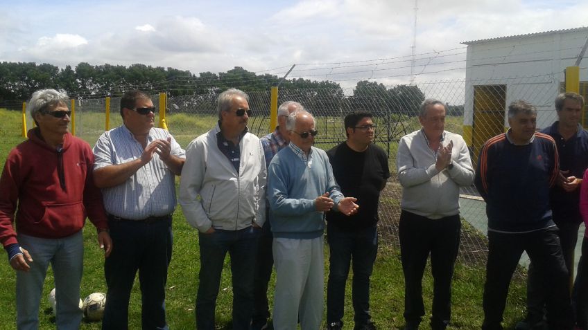 Santamarina inauguró los vestuarios en el Predio Centenario