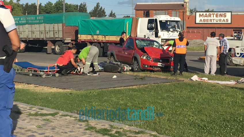 Durísimo choque dejó a dos hombres hospitalizados