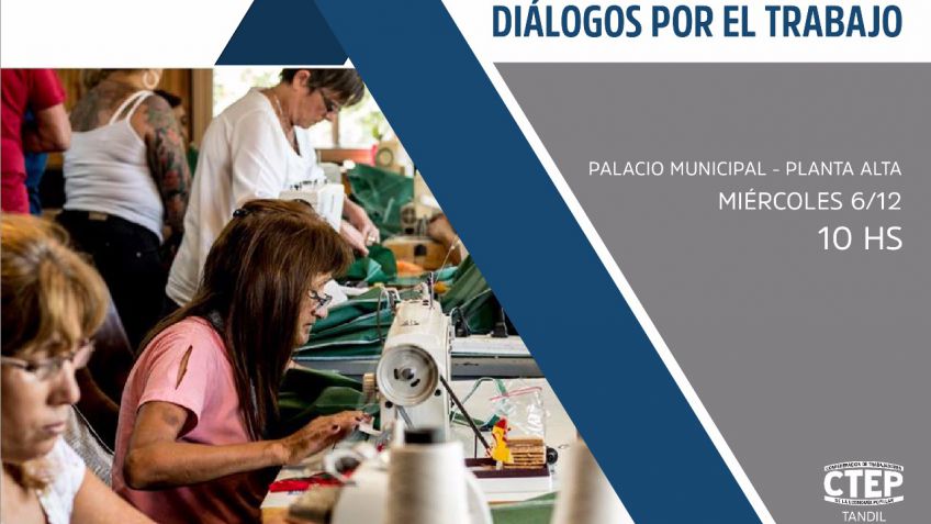 Convocan al conversatorio "Diálogos por el trabajo"