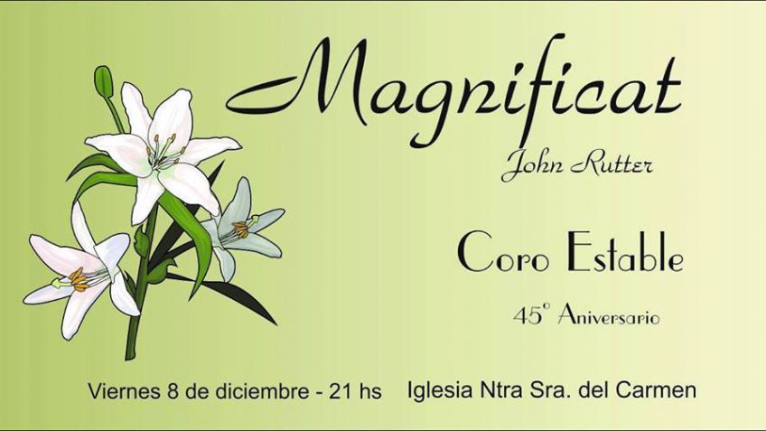 Concierto de fin de año del Coro Estable