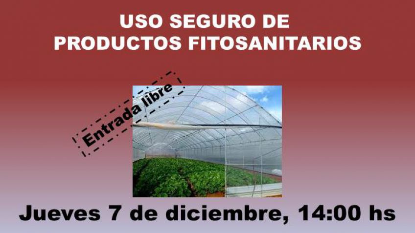 Jornada sobre uso seguro de productos fitosanitarios