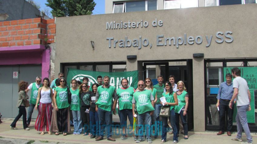 Trabajadores del Estado pararon y se manifestaron en contra de la reforma laboral