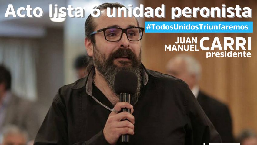 PJ: Se llevará a cabo acto de la lista encabezada por Juan Manuel Carri