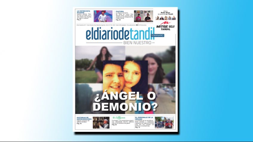 "¿Ángel o demonio?", la tapa del Semanario