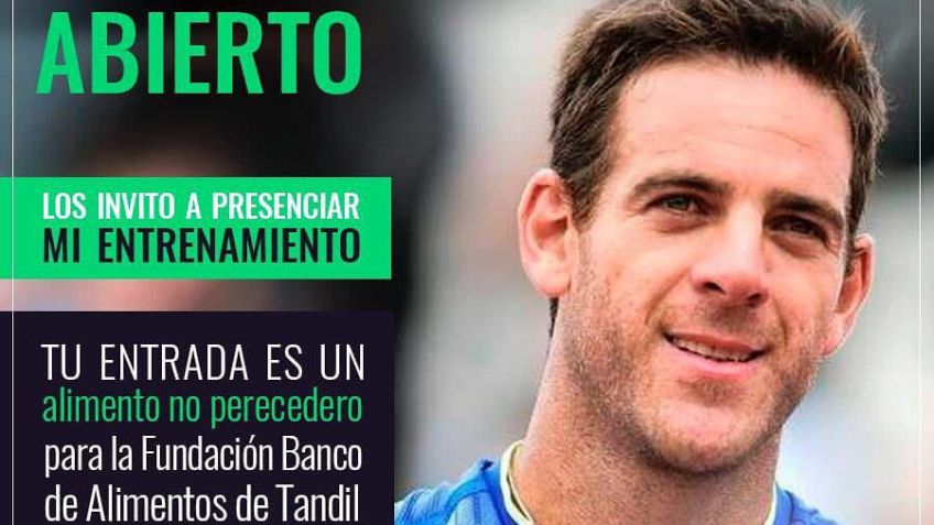 Delpo te invita a su entrenamiento