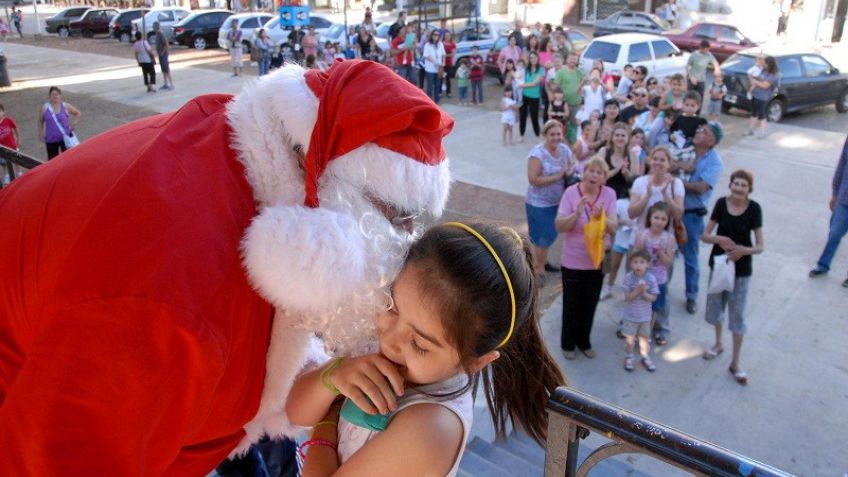 Los chicos podrán saludar a Papá Noel